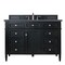 James Martin Vanities Brittany 48in Single Vanity, Black Onyx w/ 3 CM Charcoal Soapstone Quartz Top 650-V48-BKO-3CSP - alternate 1